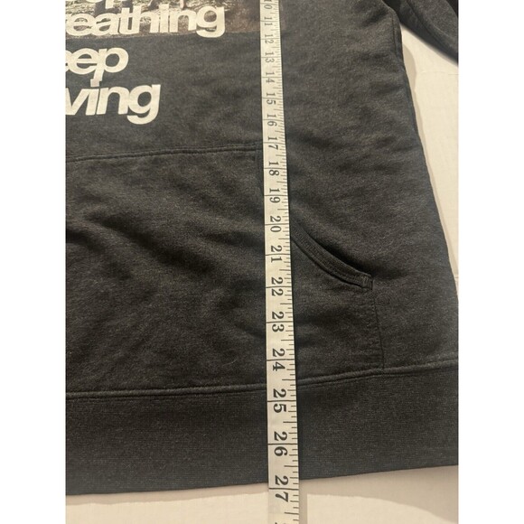 GLMR KLLS Womens Size Large Graphic Print Gray Hoodie Sweatshirt Back To School - Picture 12 of 15